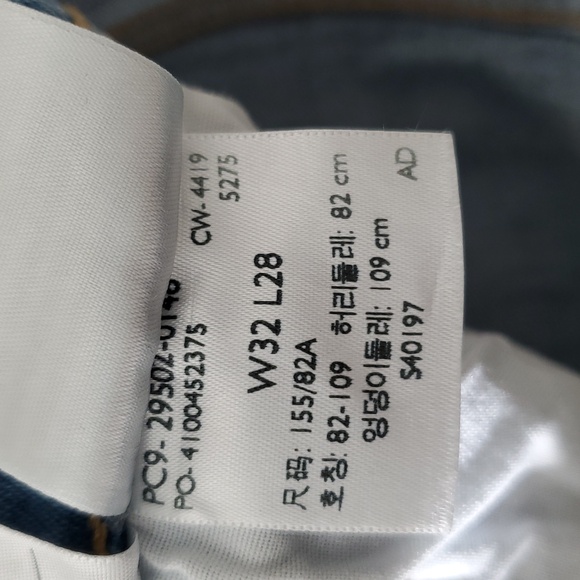 Sale Levi's 501 Sky Blue Denim Jeans W32 L28 - Picture 9 of 11